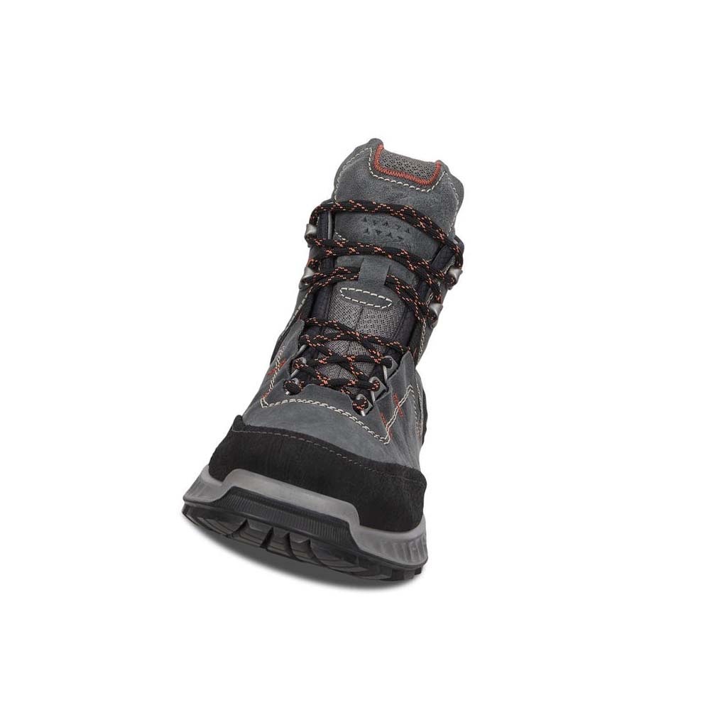 Férfi Ecco Exohike Mid Gtx Hiking & Trail Szürke Fekete | HU 564XYU